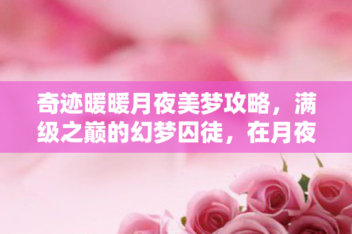 奇迹暖暖月夜美梦攻略，满级之巅的幻梦囚徒，在月夜美梦里，于现实废墟中灵魂震颤