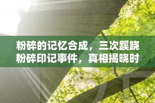 粉碎的记忆合成，三次蹊跷粉碎印记事件，真相揭晓时让人后背发凉！
