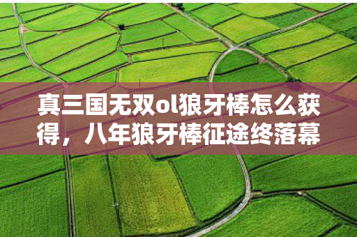 真三国无双ol狼牙棒怎么获得,八年狼牙棒征途终落幕,谜底揭晓时,泪目竟成最后注脚 真三国无双ol狼牙棒怎么获得,八年狼牙棒征途终落幕,谜底揭晓时,泪目竟成最后注脚