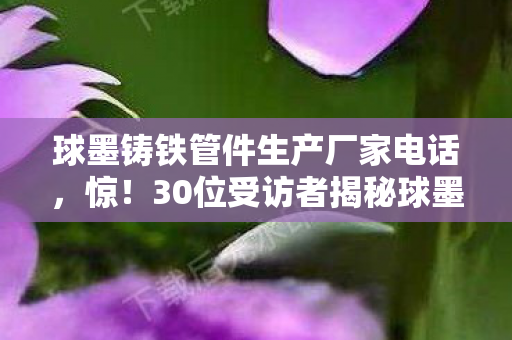 球墨铸铁管件生产厂家电话,惊!30位受访者揭秘球墨铸铁管件厂疑点,老炮我当场绷不住! 球墨铸铁管件生产厂家电话,惊!30位受访者揭秘球墨铸铁管件厂疑点,老炮我当场绷不住!