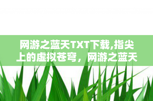 网游之蓝天TXT下载,指尖上的虚拟苍穹,网游之蓝天txt里的热血与微光 网游之蓝天TXT下载,指尖上的虚拟苍穹,网游之蓝天txt里的热血与微光