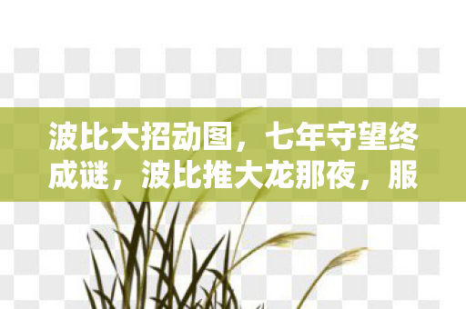 波比大招动图,七年守望终成谜,波比推大龙那夜,服务器泪目说再见 波比大招动图,七年守望终成谜,波比推大龙那夜,服务器泪目说再见