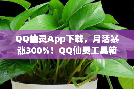 QQ仙灵App下载,月活暴涨300%!QQ仙灵工具箱如何用1个功能撬动千万级市场,老玩家集体泪目 QQ仙灵App下载,月活暴涨300%!QQ仙灵工具箱如何用1个功能撬动千万级市场,老玩家集体泪目