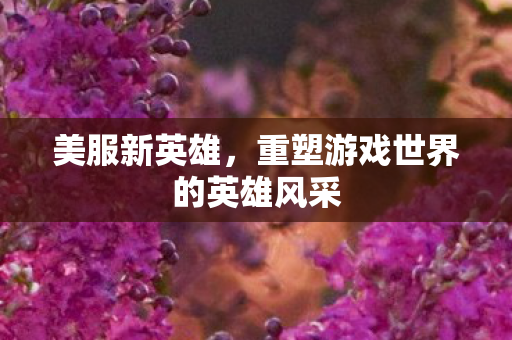 美服新英雄,重塑游戏世界的英雄风采 美服新英雄,重塑游戏世界的英雄风采