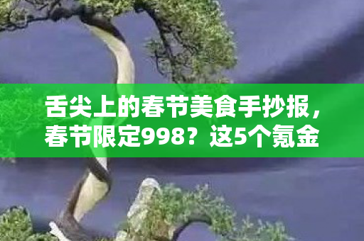 舌尖上的春节美食手抄报,春节限定998?这5个氪金猫腻让我年夜饭都喷出来了!真上头 舌尖上的春节美食手抄报,春节限定998?这5个氪金猫腻让我年夜饭都喷出来了!真上头