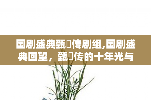 国剧盛典甄嬛传剧组,国剧盛典回望,甄嬛传的十年光与热 国剧盛典甄嬛传剧组,国剧盛典回望,甄嬛传的十年光与热