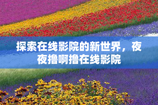 探索在线影院的新世界,夜夜撸啊撸在线影院 探索在线影院的新世界,夜夜撸啊撸在线影院