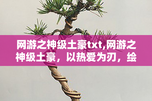 网游之神级土豪txt,网游之神级土豪,以热爱为刃,绘就虚拟世界的星光 网游之神级土豪txt,网游之神级土豪,以热爱为刃,绘就虚拟世界的星光
