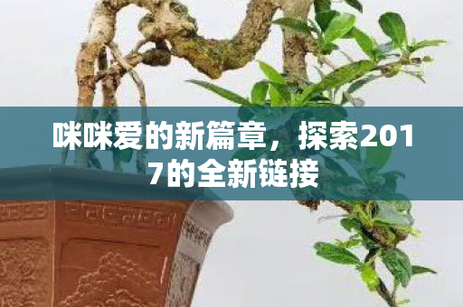 咪咪爱的新篇章,探索2017的全新链接 咪咪爱的新篇章,探索2017的全新链接