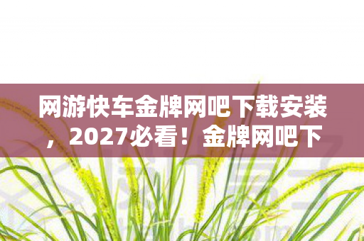 网游快车金牌网吧下载安装,2027必看!金牌网吧下载提速300%的终极体验,玩家亲测泪目! 网游快车金牌网吧下载安装,2027必看!金牌网吧下载提速300%的终极体验,玩家亲测泪目!