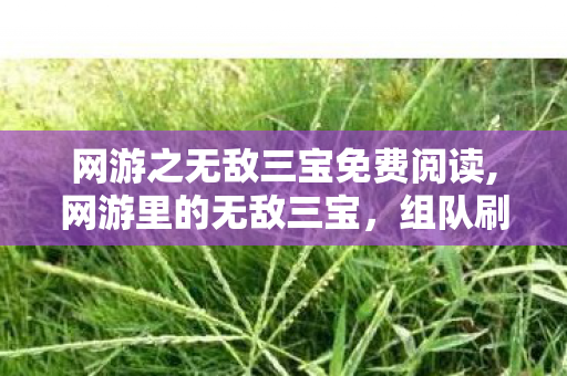网游之无敌三宝免费阅读,网游里的无敌三宝,组队刷本的快乐密码 网游之无敌三宝免费阅读,网游里的无敌三宝,组队刷本的快乐密码
