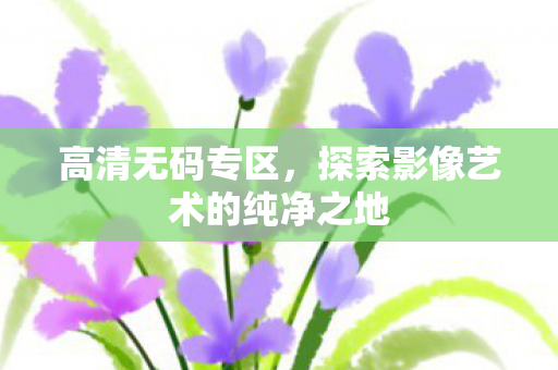 高清无码专区,探索影像艺术的纯净之地 高清无码专区,探索影像艺术的纯净之地