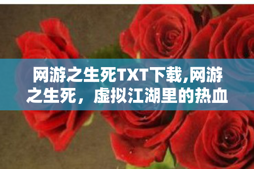网游之生死TXT下载,网游之生死,虚拟江湖里的热血篇章 网游之生死TXT下载,网游之生死,虚拟江湖里的热血篇章