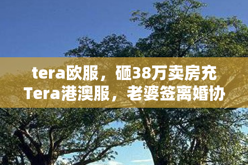 tera欧服,砸38万卖房充Tera港澳服,老婆签离婚协议那刻我吓一跳! tera欧服,砸38万卖房充Tera港澳服,老婆签离婚协议那刻我吓一跳!