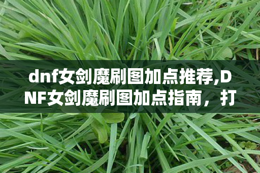 dnf女剑魔刷图加点推荐,DNF女剑魔刷图加点指南,打造高效刷图输出配置 dnf女剑魔刷图加点推荐,DNF女剑魔刷图加点指南,打造高效刷图输出配置