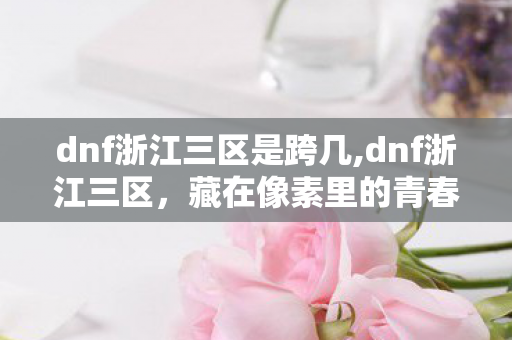 dnf浙江三区是跨几,dnf浙江三区，藏在像素里的青春印记