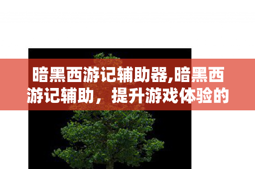 暗黑西游记辅助器,暗黑西游记辅助,提升游戏体验的实用工具 暗黑西游记辅助器,暗黑西游记辅助,提升游戏体验的实用工具