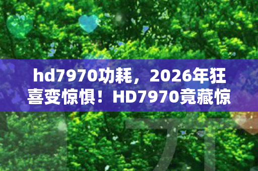 hd7970功耗，2026年狂喜变惊惧！HD7970竟藏惊天秘密，真相等你揭晓！