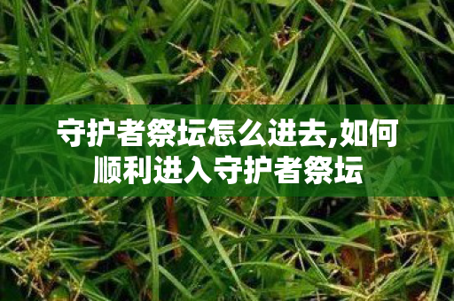 守护者祭坛怎么进去,如何顺利进入守护者祭坛 守护者祭坛怎么进去,如何顺利进入守护者祭坛