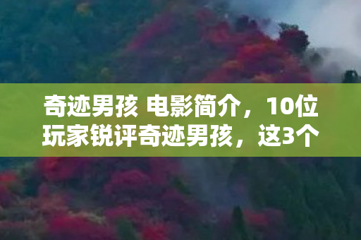 奇迹男孩 电影简介,10位玩家锐评奇迹男孩,这3个疑点让老粉当场绷不住! 奇迹男孩 电影简介,10位玩家锐评奇迹男孩,这3个疑点让老粉当场绷不住!