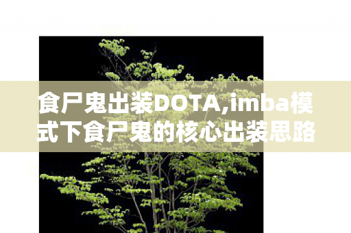食尸鬼出装DOTA,imba模式下食尸鬼的核心出装思路与细节解析 食尸鬼出装DOTA,imba模式下食尸鬼的核心出装思路与细节解析