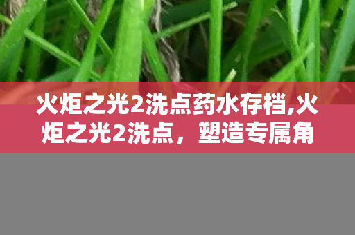火炬之光2洗点药水存档,火炬之光2洗点,塑造专属角色的核心玩法 火炬之光2洗点药水存档,火炬之光2洗点,塑造专属角色的核心玩法