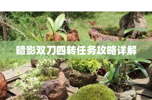暗影双刀四转任务攻略详解