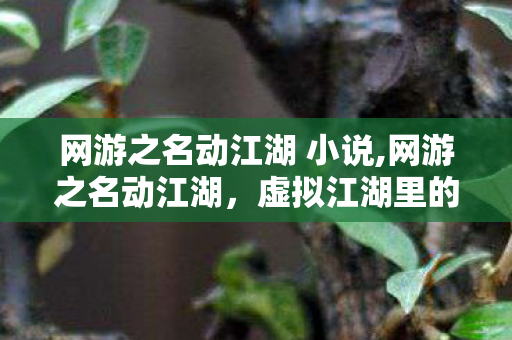 网游之名动江湖 小说,网游之名动江湖,虚拟江湖里的真实羁绊 网游之名动江湖 小说,网游之名动江湖,虚拟江湖里的真实羁绊