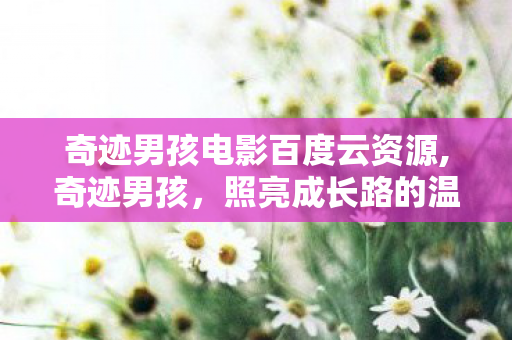 奇迹男孩电影百度云资源,奇迹男孩,照亮成长路的温柔奇迹 奇迹男孩电影百度云资源,奇迹男孩,照亮成长路的温柔奇迹