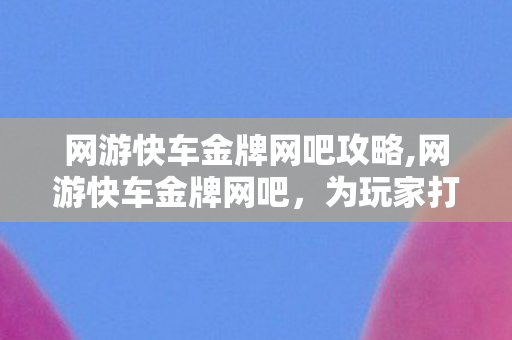 网游快车金牌网吧攻略,网游快车金牌网吧,为玩家打造流畅专属的游戏乐园 网游快车金牌网吧攻略,网游快车金牌网吧,为玩家打造流畅专属的游戏乐园