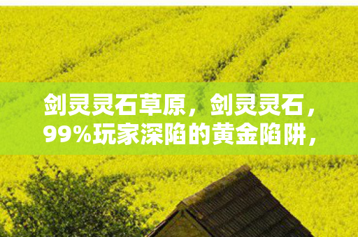 剑灵灵石草原，剑灵灵石，99%玩家深陷的黄金陷阱，你的肝还剩多少？