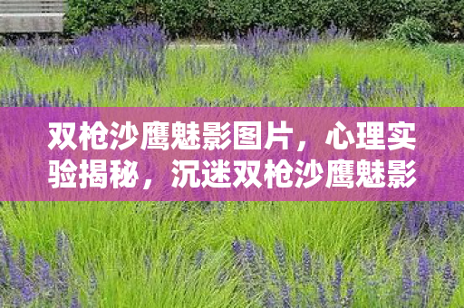 双枪沙鹰魅影图片,心理实验揭秘,沉迷双枪沙鹰魅影三年,细思极恐的自我囚禁 双枪沙鹰魅影图片,心理实验揭秘,沉迷双枪沙鹰魅影三年,细思极恐的自我囚禁