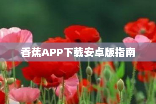 香蕉APP下载安卓版指南 香蕉APP下载安卓版指南