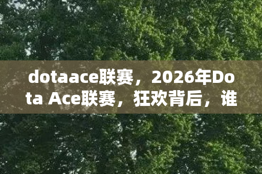 dotaace联赛，2026年Dota Ace联赛，狂欢背后，谁将揭开冠军神秘面纱？