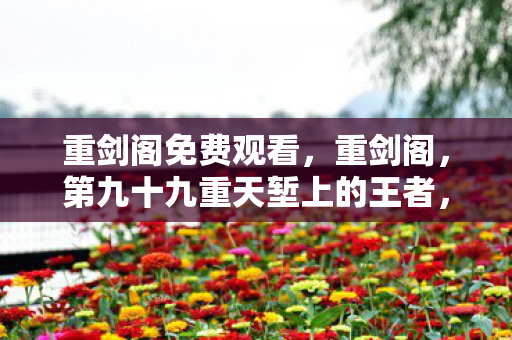 重剑阁免费观看,重剑阁,第九十九重天堑上的王者,现实深渊里溺亡的蝼蚁 重剑阁免费观看,重剑阁,第九十九重天堑上的王者,现实深渊里溺亡的蝼蚁