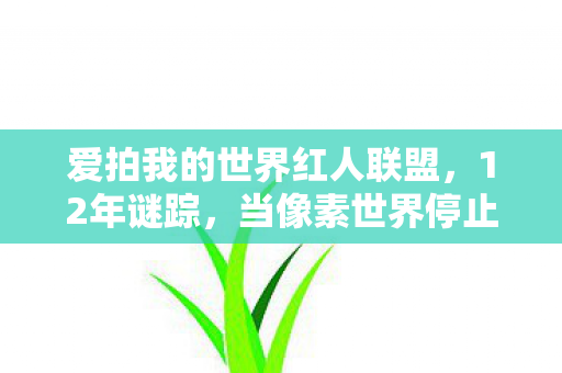 爱拍我的世界红人联盟,12年谜踪,当像素世界停止生长,那些泪目的建造者仍在等待 爱拍我的世界红人联盟,12年谜踪,当像素世界停止生长,那些泪目的建造者仍在等待