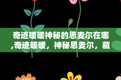 奇迹暖暖神秘的思麦尔在哪,奇迹暖暖，神秘思麦尔，藏在云端的谜中微光