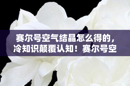 赛尔号空气结晶怎么得的，冷知识颠覆认知！赛尔号空气结晶获取竟藏着目瞪口呆的秘密