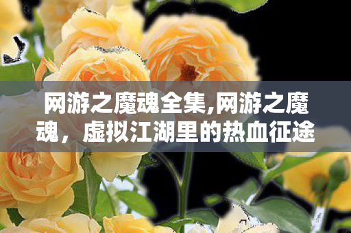 网游之魔魂全集,网游之魔魂,虚拟江湖里的热血征途 网游之魔魂全集,网游之魔魂,虚拟江湖里的热血征途
