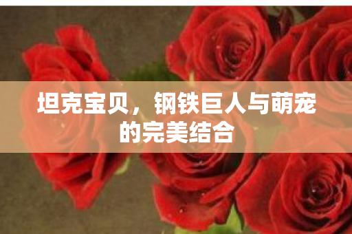 坦克宝贝,钢铁巨人与萌宠的完美结合 坦克宝贝,钢铁巨人与萌宠的完美结合