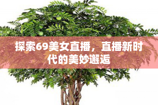 探索69美女直播,直播新时代的美妙邂逅 探索69美女直播,直播新时代的美妙邂逅