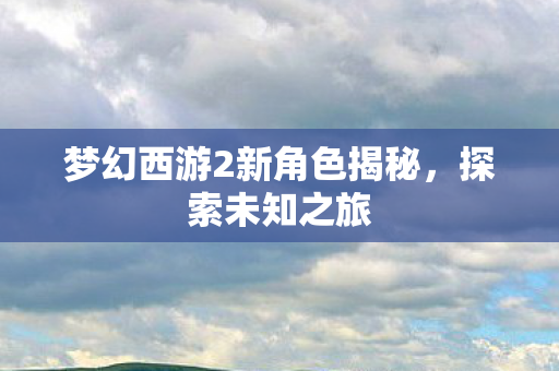 梦幻西游2新角色揭秘，探索未知之旅