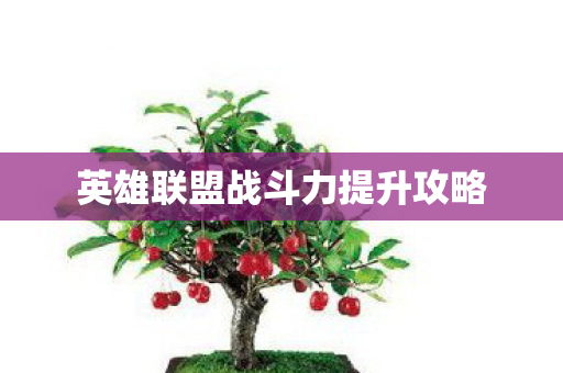 英雄联盟战斗力提升攻略