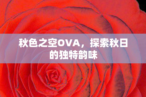 秋色之空OVA,探索秋日的独特韵味 秋色之空OVA,探索秋日的独特韵味