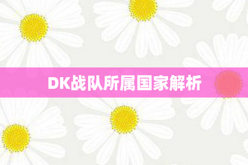 DK战队所属国家解析