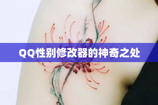 QQ性别修改器的神奇之处 QQ性别修改器的神奇之处