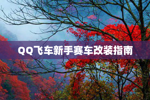 QQ飞车新手赛车改装指南
